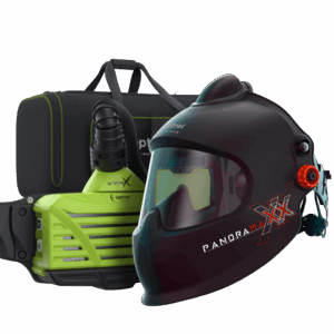 Optrel Panoramaxx Pure Air L mit e3000X Atemschutz für höchste Arbeitsschutzanforderungen im Schweißbereich